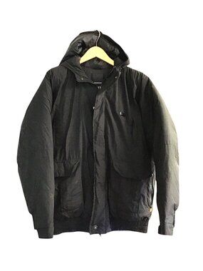 DC- MENS BLACK ULTRA WARM POCKETS ZIPUP PUFFER JACKET SIZE MEDIUM